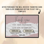 Memorial Ribbon Template Bundle | Funeral Canva Designs (Digital Download)