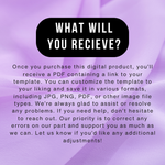 White & Purple Roses Funeral Program Template, Memorial Obituary (Canva Template)