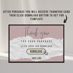 Blue & White Funeral Program Template: 8-Page Memorial (Canva PDF)