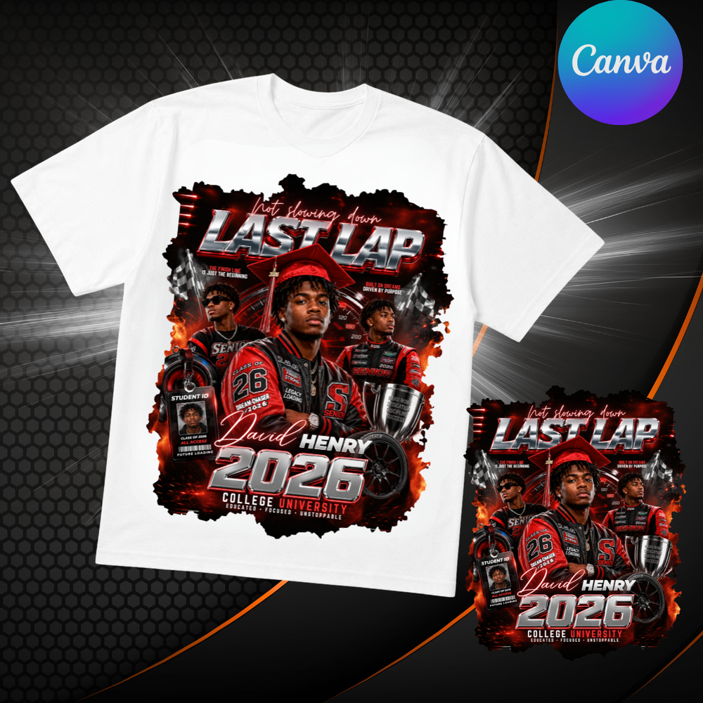 Graduation T-Shirt Design Template, 