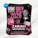 Homecoming Queen Campaign Flyer: Vote for Me - Canva Template