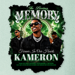 Memorial T-Shirt Canva Template, Green Heavenly In Loving Memory, Celebration of Life Design