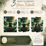 Memorial PNG, Green & Gold Heaven Background, Stairs to Heaven, Funeral Shirt Design (Instant Download)