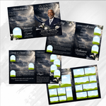 Grey Sky & White Lilies Funeral Program – preview image 2