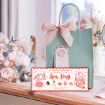 Canva Editable Spa Voucher, Printable Gift Certificate, Digital Spa Gift Card, Instant Download Template