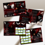 Red Funeral Program Canva Template | Red Theme | 8 Page Memorial Booklet
