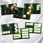 Green & Gold Funeral Program Template: 8-Page Memorial (Canva PDF)
