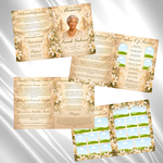 Funeral Program Template: 8-Page Memorial Program