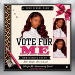 Homecoming Queen Campaign Flyer: Vote for Me - Canva Template