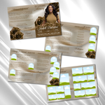 Royal Brown Roses Funeral Program Template: 8-Page Memorial (Canva PDF)