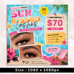 Summer Lash Special Flyer Template (Digital Download)