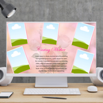 Pink Rose Funeral Slideshow Template, Celebration of Life (Canva, 30 Slides, MP4)