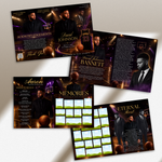 Basketball Funeral Program Canva Template |8 Page Memorial Booklet