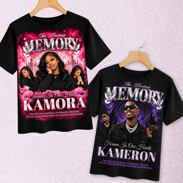 Memorial T-Shirt Templates – 6 Heavenly Designs – preview image 2