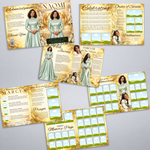 Yellow & Gold Funeral Program Template: 12-Page Memorial (Canva PDF)