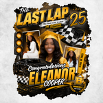 The Last Lap Yellow Black, Center Shirt Design, Editable in canva, T Shirt Design Template, Perfect for Sublimation