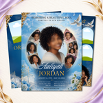 Funeral Program Template Bundle, Editable Canva Memorial Booklet, Celebration of Life, Obituary Order of Service, 8.5x11 Bifold (Copy)