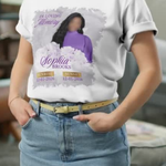 Purple Roses, Memorial T-Shirts Template, In Loving Memory, Funeral Background, Funeral Celebration, Canva