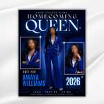 Homecoming Queen Campaign Flyer: Vote for Me - Canva Template