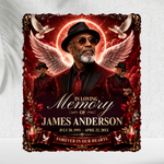 Memorial T-Shirts Template, In Loving Memory, Funeral Background, Funeral Celebration, Canva