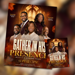 Fall Church Flyer, Autumn Revival, Worship Service, Editable Event Poster, Ministry Template, Guest Speaker (Instant Download)