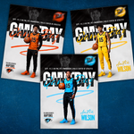 Game Day Basketball Flyer Template, Match Day Flyer, Sports Party Invitation, Basketball Event Flyer, Digital Download, Canva Editable