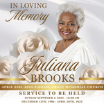 White Gold Funeral Announcement Flyer: Editable Canva Template (Digital Download)