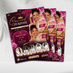 Women’s Conference Flyer Template, Annual Womens Day Flyer, International Women’s Day Church, Ministry Event Poster Editable Canva