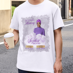 Purple Roses, Memorial T-Shirts Template, In Loving Memory, Funeral Background, Funeral Celebration, Canva