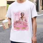 Pink Roses, Memorial T-Shirts Template, In Loving Memory, Funeral Background, Funeral Celebration, Canva