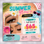 Summer Lash Special Flyer Template (Digital Download)