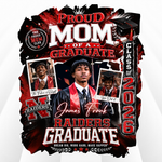 Proud 2025 Graduate Insert Photos Editable Canva Template, Proud Mom of a Class of 2025 Graduation Canva Template, Proud Family Graduate