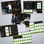 Black & Gold Funeral Program Template: 12-Page Memorial (Canva PDF)