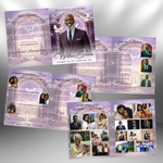 Purple Funeral Program Template: 8-Page Memorial (Canva, PDF Download)