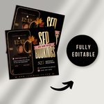 September Booking Flyer, Fall Booking Flyer, September Books Open Flyer, Hair Nails Wig Install Flyer, Salon Flyer, Editable Canva Template