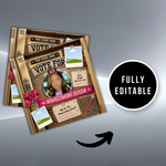 Homecoming Queen Campaign Flyer: Editable Canva Template (Digital Download)