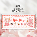 Canva Editable Spa Voucher, Printable Gift Certificate, Digital Spa Gift Card, Instant Download Template