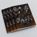 Black & Gold Funeral Program Template: 12-Page Memorial (Canva PDF)