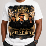 Memorial T-Shirt Canva Template, Heavenly In Loving Memory, Celebration of Life Design