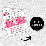 September Booking Flyer, Fall Booking Flyer, September Books Open Flyer, Hair Nails Wig Install Flyer, Salon Flyer, Editable Canva Template