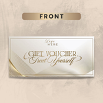 Luxury Gift Voucher, Editable Travel Coupon Ticket, Printable Luxury Template (Digital Download)