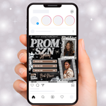 Prom Booking Flyer, Prom Szn Special Flyer, Prom Season Special Deal Flyer, Homecoming Flyer, MUA Lashes Nails Hair Braids wig Flyer, canva