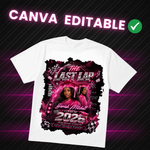 Pink Graduation T-Shirt Design Template, 