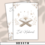 Eid Mubarak Card Bundle | Modern Greeting Cards, 4x6 in (Digital Download)