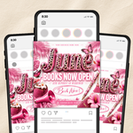June Booking Flyer, Cheetah Print, Summer Appointments, Hair, Nails, Lash (Canva Template)