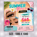 Summer Lash Special Flyer Template (Digital Download)