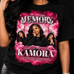 Memorial T-Shirt Canva Template, Pink Heavenly In Loving Memory, Celebration of Life Design