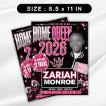 Homecoming Queen Campaign Flyer: Vote for Me - Canva Template