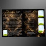 Black & Gold Roses Funeral Program Template: 8-Page Memorial (Canva PDF)