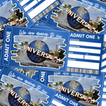 Editable Universal Studios Trip Ticket - Surprise Gift Boarding Pass (Canva Template Digital Download)